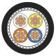 U.I. Lapp 2170901 LAPP ETHERLINE Y CAT.5e BK 2x2xAWG22/7