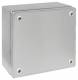 Rittal 1528010 KL Terminal box, WHD: 200x200x120 mm, Stainless steel 1.4301, without mounting plate, with cover, without gland plate
