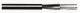VDE-Kabel H05VV-F 4G2, 5 mm ² black 50m Ring, Medium PVC sheathed cable