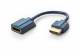 Clicktronic 70700 HDMI™ Flexadapter - kompakter Adapter für schmale TV-Wandabstände und enge Ecken