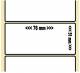 OEM-Factory Etiketten - Thermo 76 x 51mm, ablösbar, K76