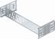 OBO Bettermann 6069100 KTSMV 150 FS Straight connector set, f.Kabelrinne Magic 110x500x200 