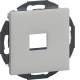 Hager GSETMM1017035 mounting frame 1-way for MM type 10+Z-disc 55 light grey