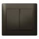 Legrand 771212 LEG rocker series Galea dark bronze