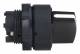 Schneider Electric ZB5AD4 Schneider Wahlschalter 2St. 90° R=r L=t Knebel kurz sw Kunst.D22mm