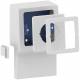 Ggk 11968 equipment rack 1-SLGTZS1, alpine white with central plate