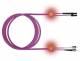 ZVK EasyLan LSD42300075 LWL LED Patchkab Duplex LCD/ST G50/125 OM4 violet 7.5m