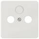 Siemens 5TG17782 5TG1778-2 DELTA profil cover, and 3-hole can be knocked out silver 5TG1778-2