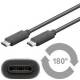 GOOBAY cable USB 3.1 SuperSpeed C-St. > C-St. 1,0m [bk]