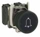 Schneider Electric ZB4BC28001 Schneider Frontelement sw GLOCKE vertikal raue Umgebung für Druckt.