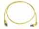 Telegärtner 100008019 TEGA patch cable S/FTP Cat.6a (ISO/IEC) 1.0m MP8 FS500 LSZH 1x90° yellow