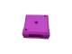 ALLNET Brick'R'knowledge plastic tray 1x1 purple top and bottom pack of 10