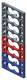 Siemens 6ES71936CP042MA0 ET200SP 1=10 color coding signs CC04 8xgrey+4xred+4bl