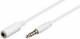 Goobay 62364 3.5mm jack extension cable - 3.5 mm jack plug (4-pin, Stereo)> 3.5 mm jack socket (4-pin, Stereo)
