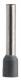 Schneider Electric DZ5CE0253 ferrule DZ5-CE0253, 2.5 mm ² gray isolated long pack of 1000 pcs
