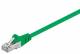 Goobay 95547 CAT 5e Patchkabel, SF/UTP, Grün - CCA Kupfergemisch