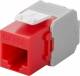 Goobay 90689 CAT 6a KeyStone RJ45 Jack,ungeschirmt, 500MHz -