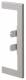Hager BR65170W7035 Wandanschlussblende Stahlblech BR 65x170mm OT 80mm lichtgrau