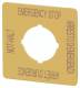 Moeller 121373 EATON M22-XYK11 NOT-HALT Schild 