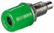 Goobay 11733 Bananenbuchse mit Gewinde - 4 mm, mit 2 Muttern
