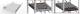 Vertive (Knürr) zub. SwitchTube 48,3 cm ( 19 inch ) 2U for 1U switch back-to-front, t=600-740, light gray