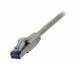 Patchkabel RJ45, CAT6A 500Mhz, 1,0m, grau, S-STP(S/FTP), Komponent getestet(GHMT certified), AWG26, Synergy 21