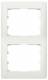 Legrand 771506 LEG frame 2-fold vertical Galea mother of pearl