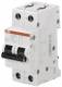 ABB LS S202M-C25UC ABB S202M-C25UC Safe C-Char., 10 kA, 25A, 2P