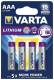 Micro-Batterie VARTA Professional Lithium, Typ AAA/6103, 4er-Blister