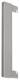 Hager BR100WKVERZ end piece for wall panel steel to BR/A galvanized