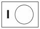 Schneider Electric ZB2BY4930 Schneider Textschild 30x40mm weiß Bez.I Metall D22mm