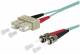 Metz Connect 151J1EOAO20E BTR OpDAT Patchkabel OM3 SC-D/2xST MM 2m aqua I-V(ZN)H 50/125