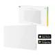 Avanca International BV HBIR-0409 Hombli smartes Infrarot Glas Heizpanel 2024 600W weiß