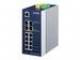 PLANET Industrial L2+ 8-Port 10/100/1000T + 2-Port