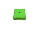 ALLNET Brick'R'knowledge plastic tray 1x1 green top and bottom pack of 10