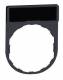 Schneider Electric ZBY21CUST02 Schneider label holder, plastic, for Harmony 22mm