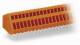 WAGO 233-402 Klemmenleiste für Leiterplatten 0,08-0,5 qmm orange