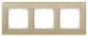 Siemens 5TG12034 DELTA miro glass frame 3-fold real, ial glasARENA 232x90mm