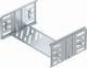 OBO Bettermann 6069096 KTSMV 130 FS Straight connector set, f.Kabelrinne Magic 110x300x200 