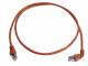 Telegärtner 100008490 TEGA Patchkabel S/FTP Cat.6a (ISO/IEC) 3,0m MP8 FS500 LSZH 1x90° rot