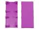 ALLNET Brick'R'knowledge plastic tray 2x1 purple top and bottom pack of 10