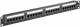 Goobay 93866 CAT 6 19-Zoll Patch Panel, 24 Port - UTP ungeschirmt, Schwarz