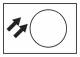 Schneider Electric ZB2BY4914 Schneider Textschild 30x40mm weiß VORWÄRTS SCHNELL Metall D22mm