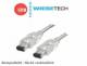 CRU DataPort 7381-0000-19 CRU / Wiebetech - Cable-19: FireWire Cable 6-6 (400-400) - Length 9in