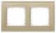 Siemens 5TG12024 DELTA miro glass frame 2-fold real, ial glasARENA 161x90mm