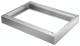 Rittal 2869000 TP Base/plinth, complete, for one-piece console, WHD: 800x100x400, Stainless steel 1.4301