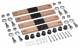 UM05E Hager busbar connector, 4-pin