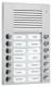 TCS PES14-EN/04 Audio outdoor station PES 14 buttons 2-row AP silver