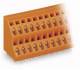 WAGO 736-412 double-decker terminal strip for circuit boards 0.08-2.5 mm² orange