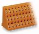 WAGO 737-604 Dreistock-Klemmenleiste für Leiterplatten 0,08-2,5 qmm orange